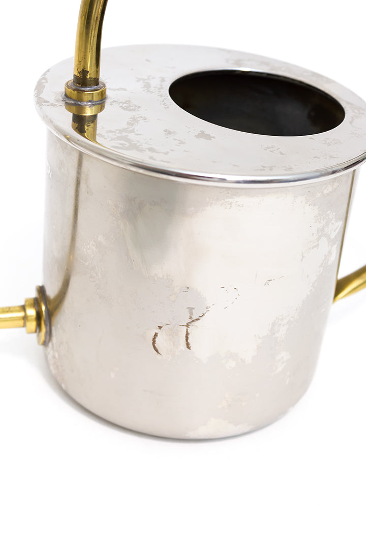 Vintage gieter messing en metaal
