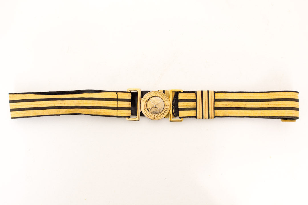 Vintage goud/zwarte riem House Couture Junior Gaultier jaren 80