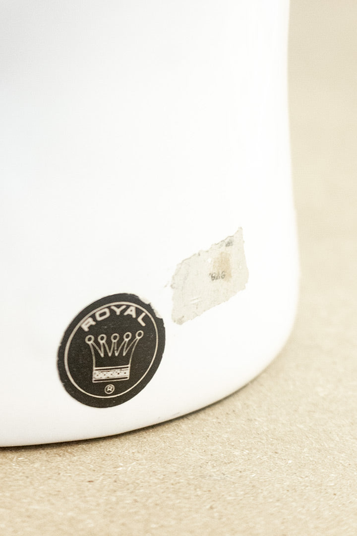 Vintage hoofd wit keramiek Royal Delft jaren 70