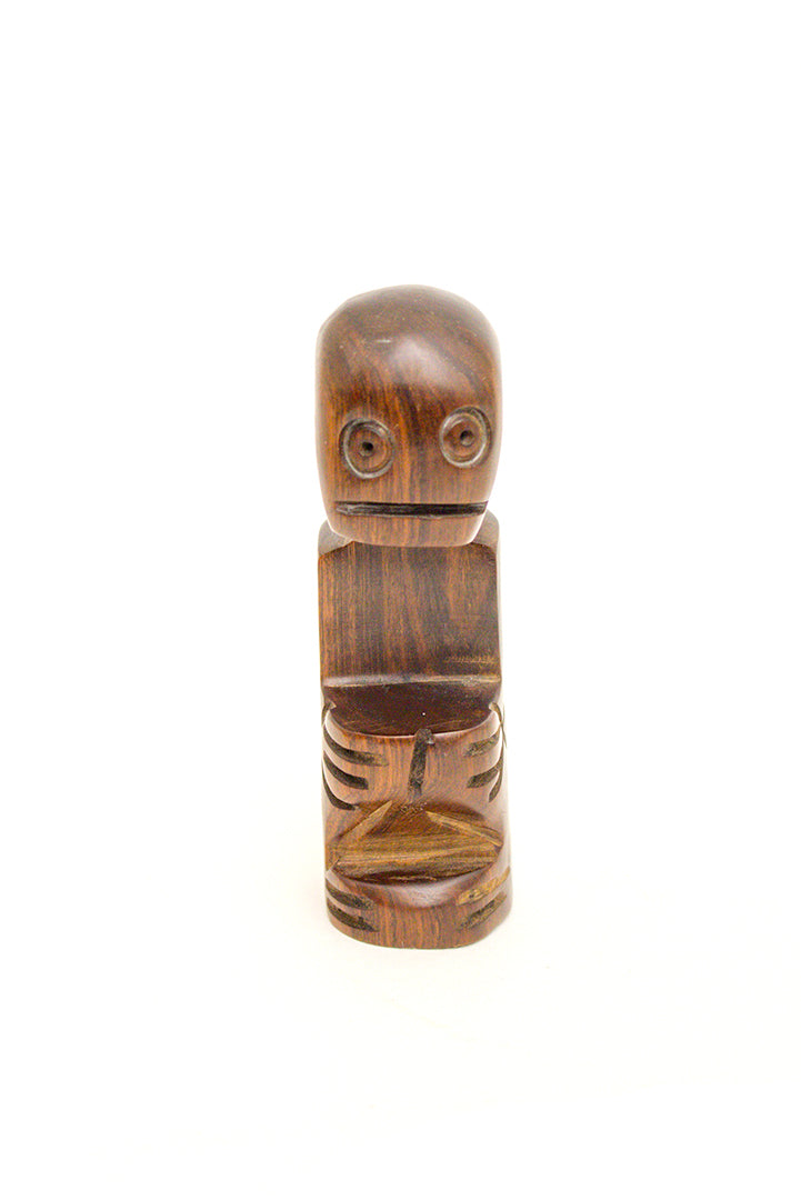 Vintage houten Tiki beeldje