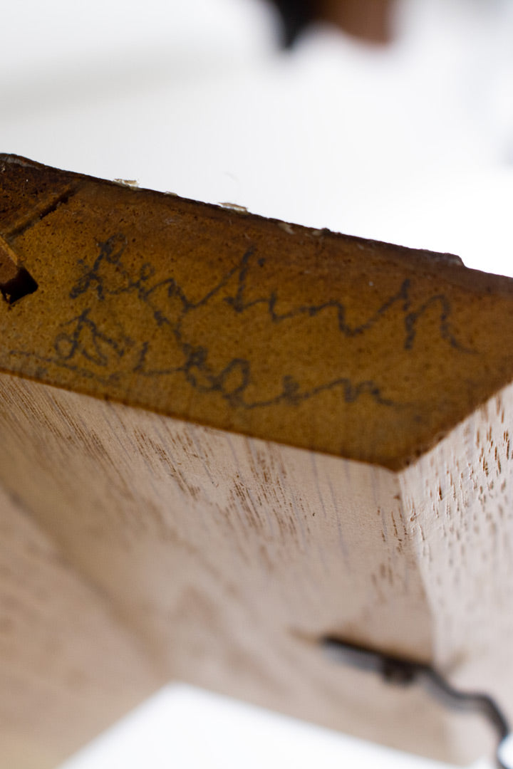 Vintage houten lowboard kast