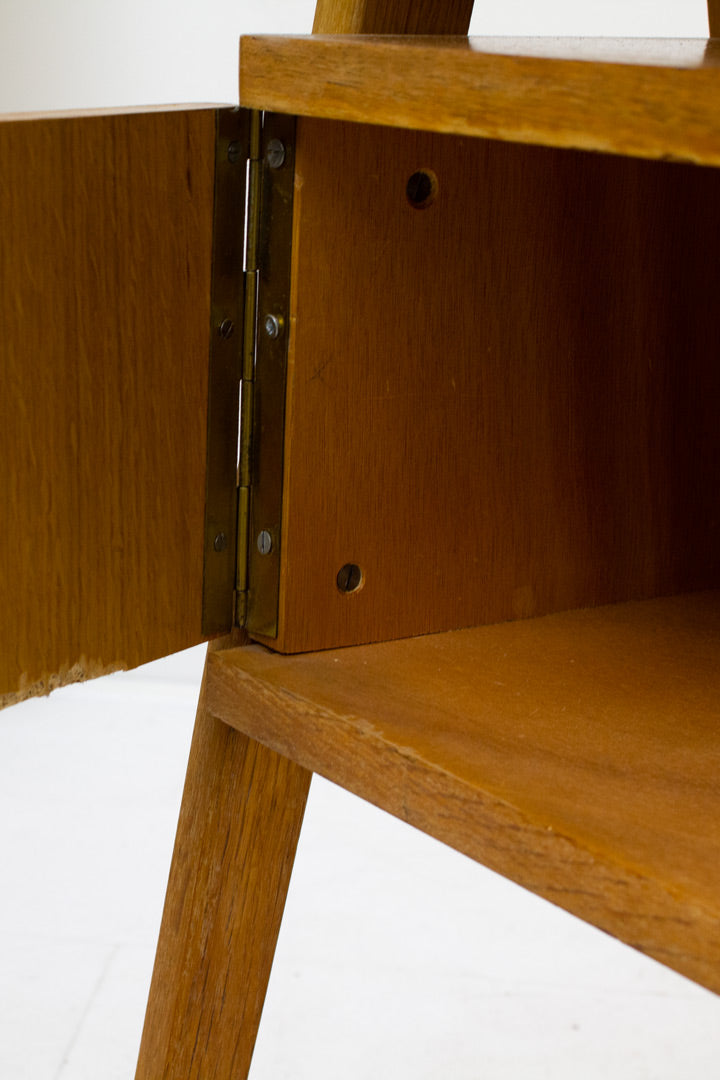 Vintage houten lowboard kast