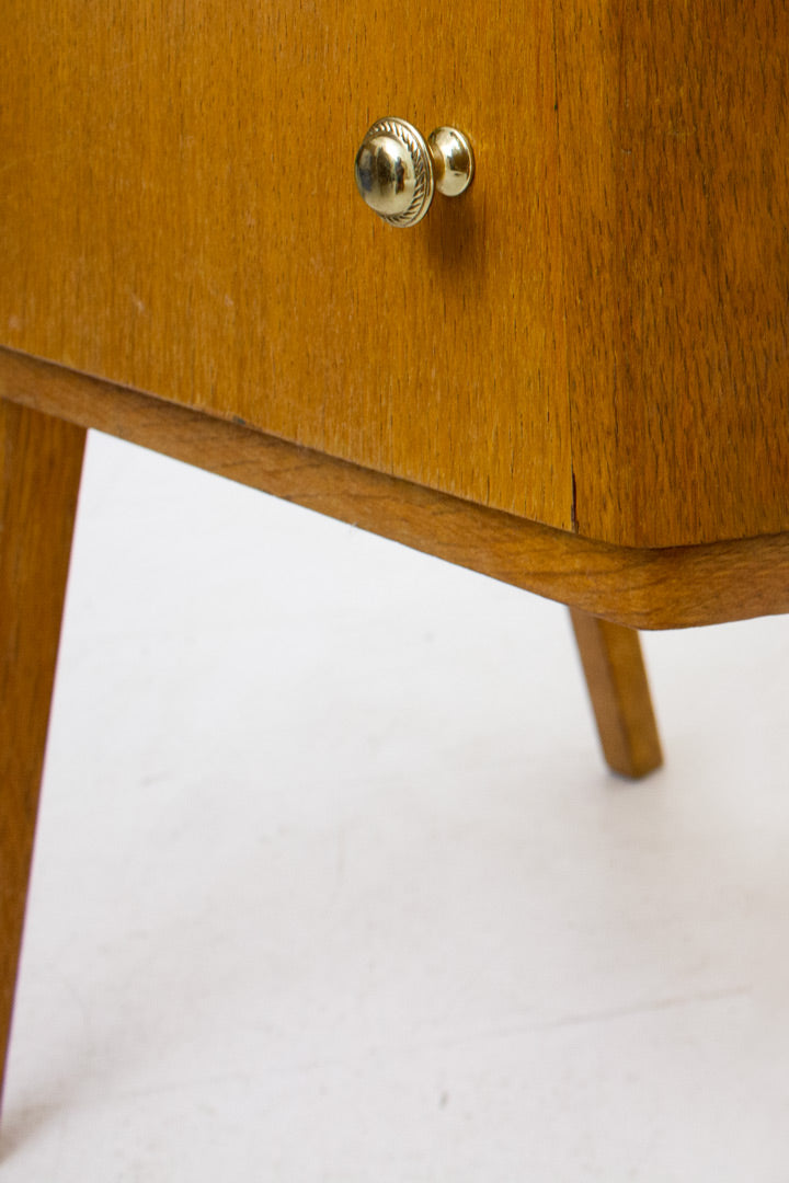 Vintage houten lowboard kast