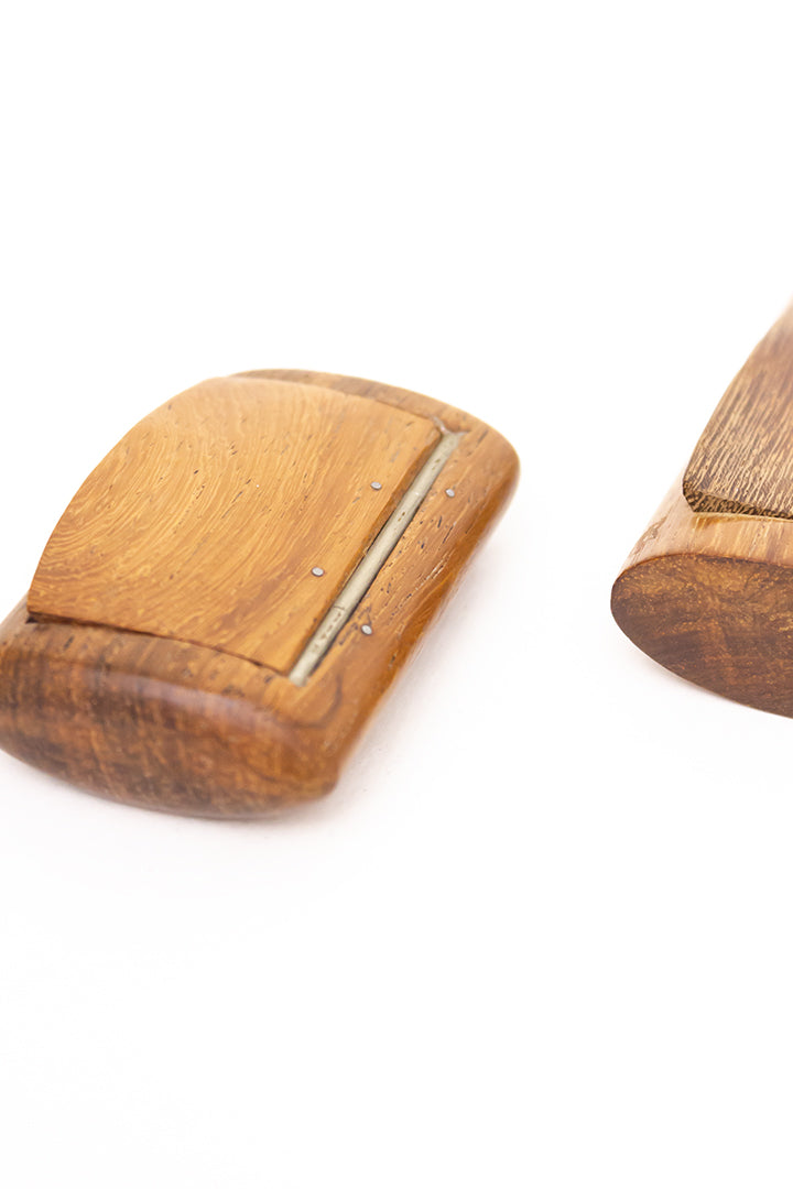 Vintage houten snuifdoos voor snuiftabak vintage