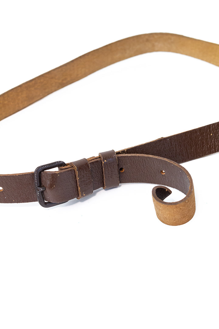 Vintage jaagtas van bruin leer