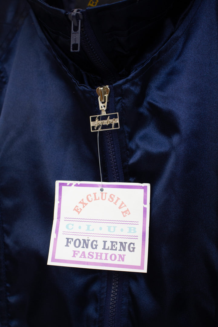 Vintage jaren 80 navy Fong Leng jas