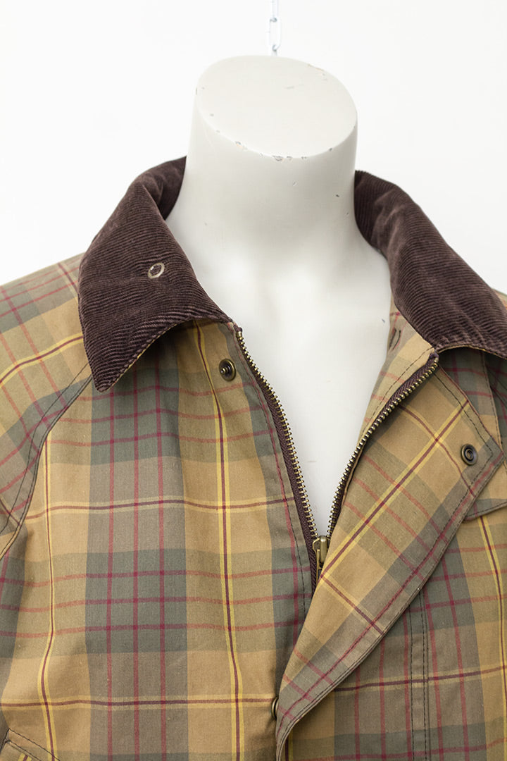 Vintage jas Donaldson Disney bruin geruit met Mickey Mouse