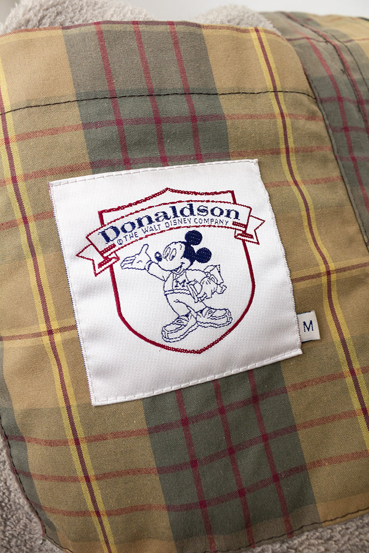 Vintage jas Donaldson Disney bruin geruit met Mickey Mouse