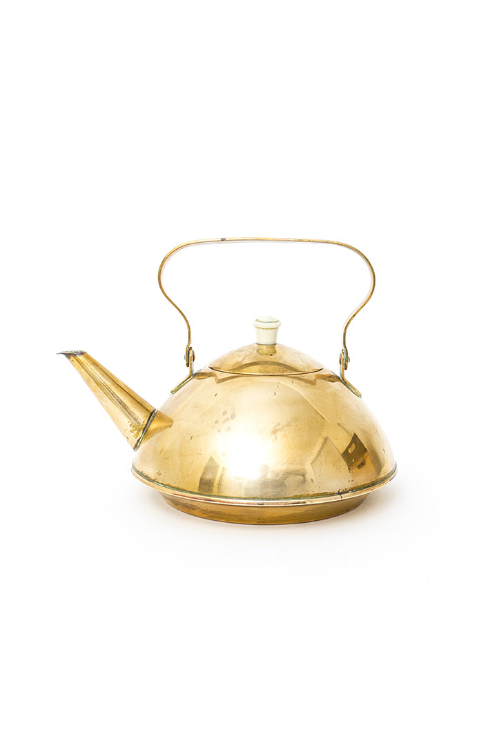 Vintage koperen waterketel Metawa Holland
