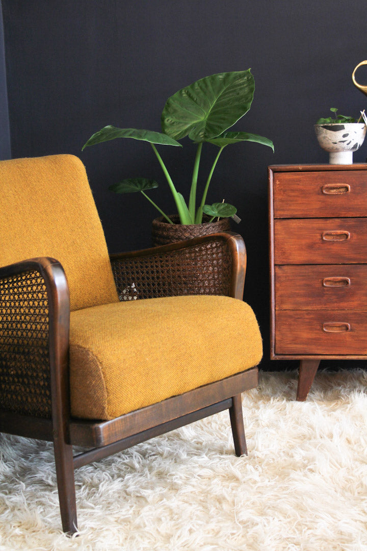 Vintage leunstoel / rookstoel / fauteuil jaren 50