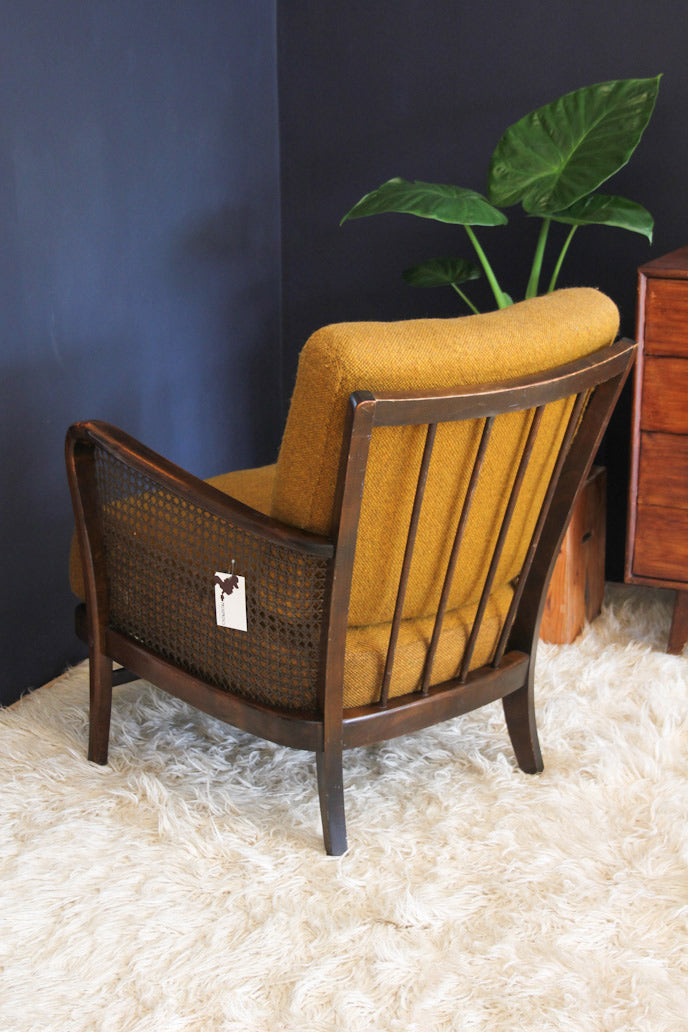 Vintage leunstoel / rookstoel / fauteuil jaren 50