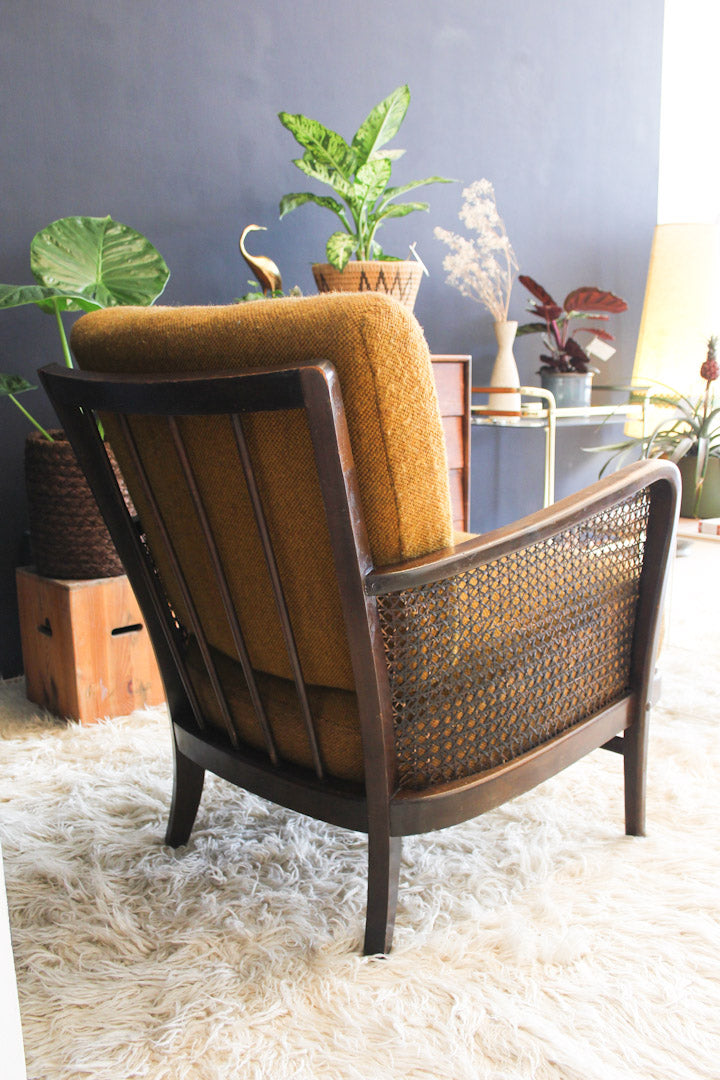 Vintage leunstoel / rookstoel / fauteuil jaren 50