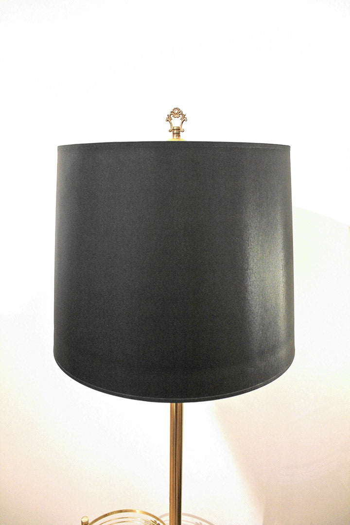 Vintage messing vloerlamp