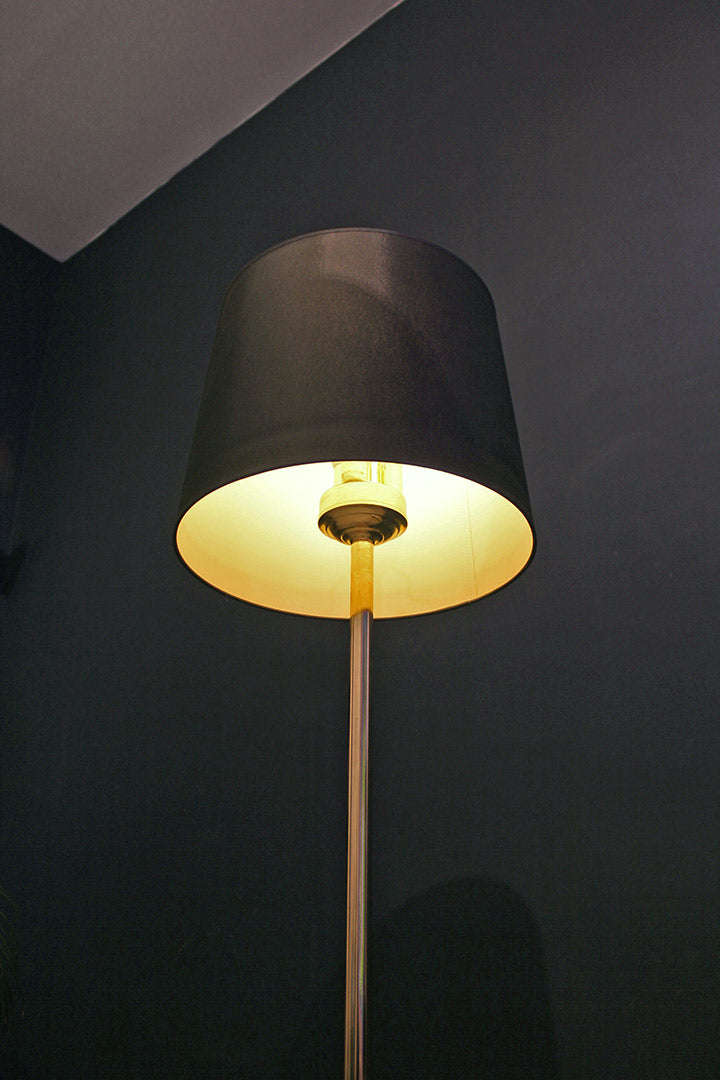 Vintage messing vloerlamp