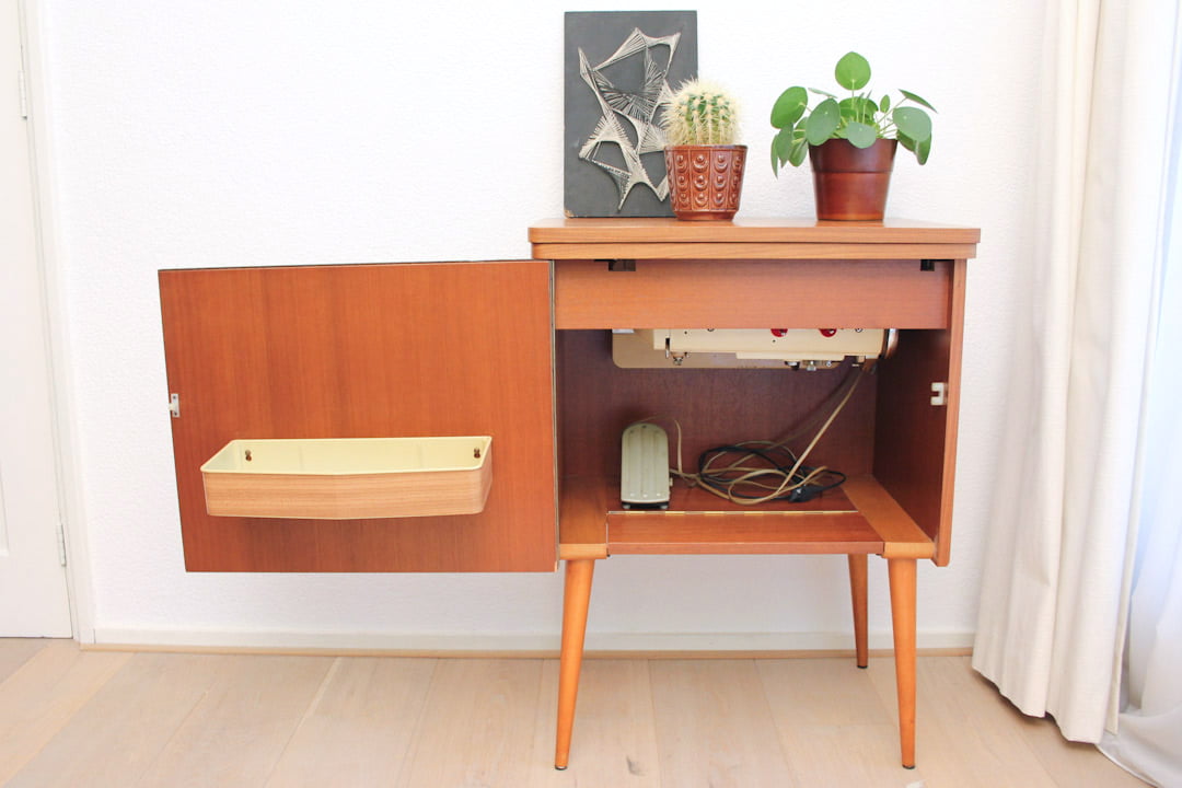 Vintage naaimachine kastje