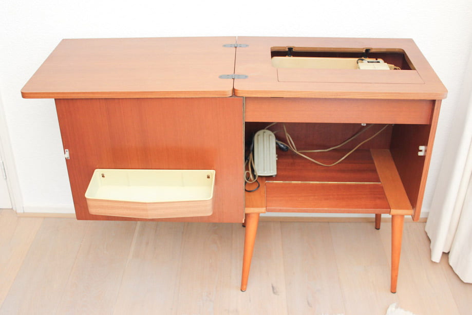Vintage naaimachine kastje