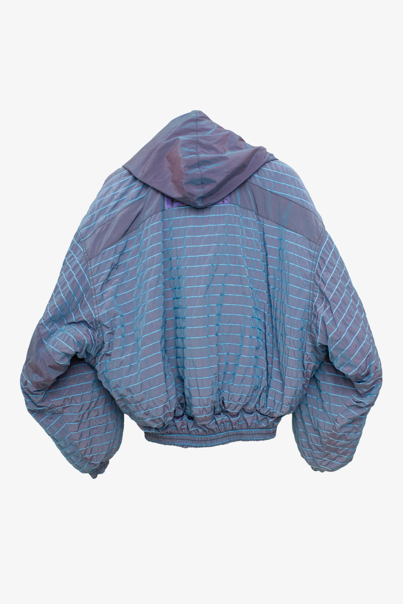 80’s vintage parelmoer glans 2-delig ski-pak 