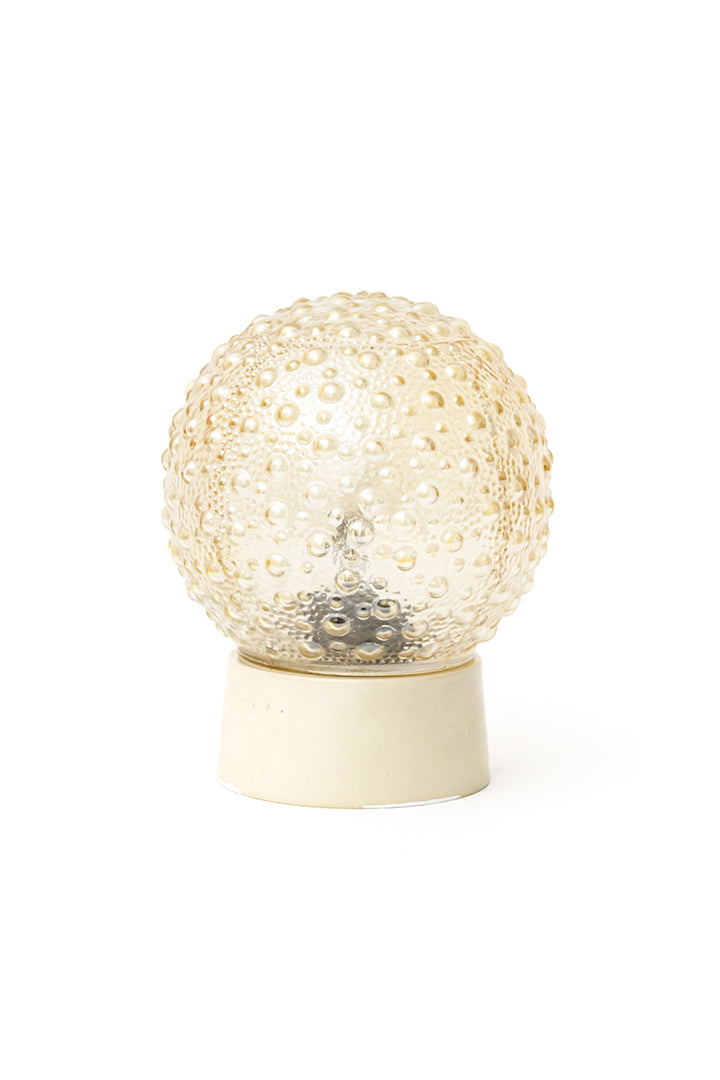 Vintage plafonnière met bubbel-reliëf