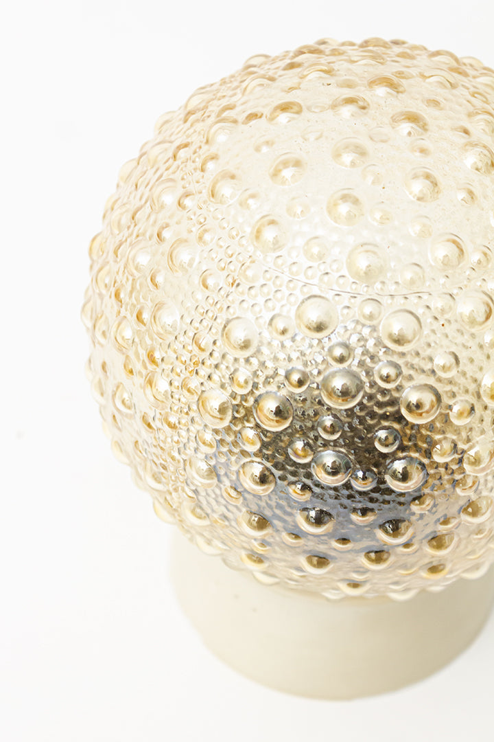 Vintage plafonnière met bubbel-reliëf