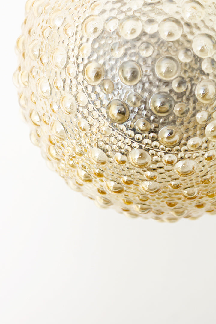 Vintage plafonnière met bubbel-reliëf