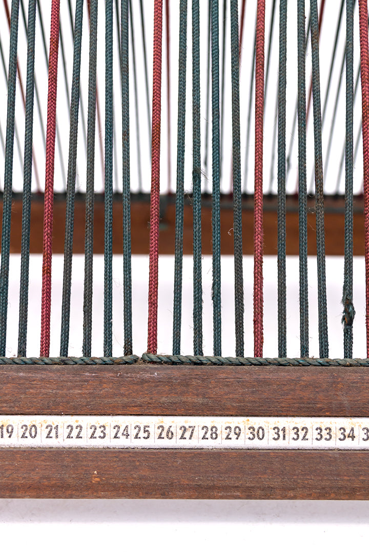 Vintage platenrek van hout