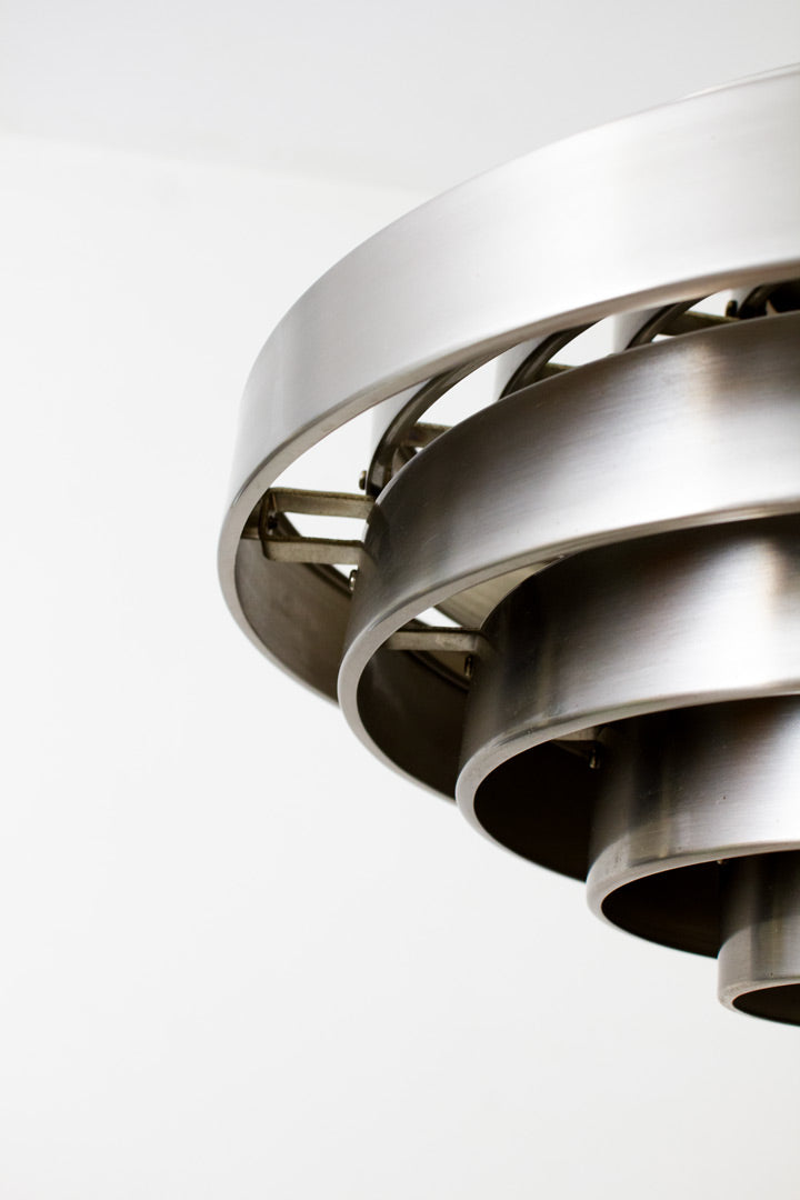 Vintage retro metalen Space-Age hanglamp