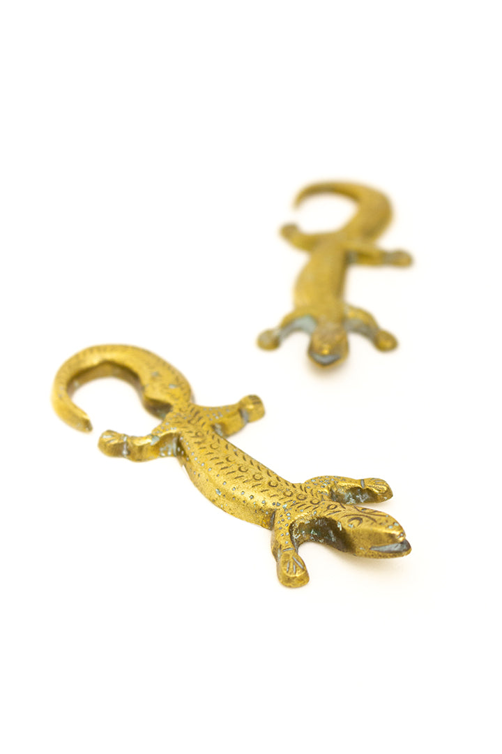 Vintage salamander van messing