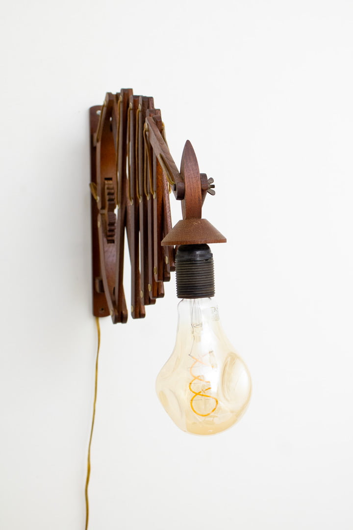 Vintage schaarlamp door TJW Zweers