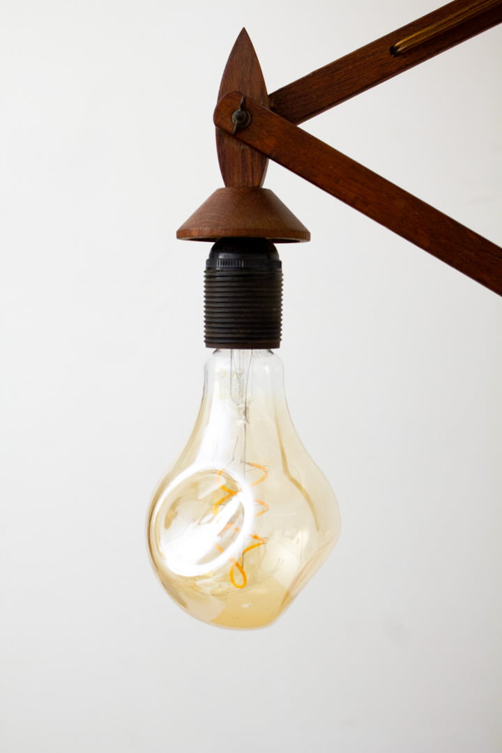 Vintage schaarlamp door TJW Zweers