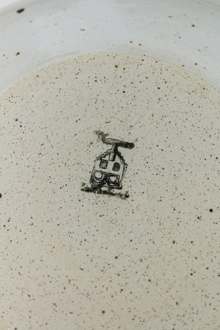 Vintage servies blauw/wit gemêleerd 33-delig