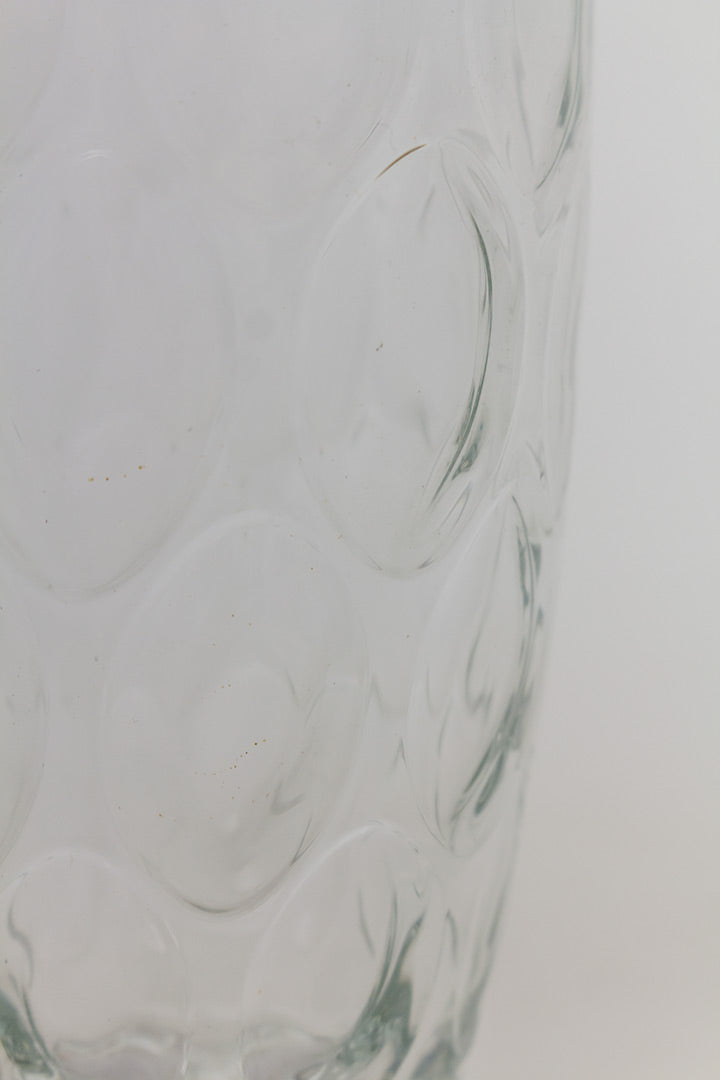 Vintage shaker voor cocktails bubbelglas