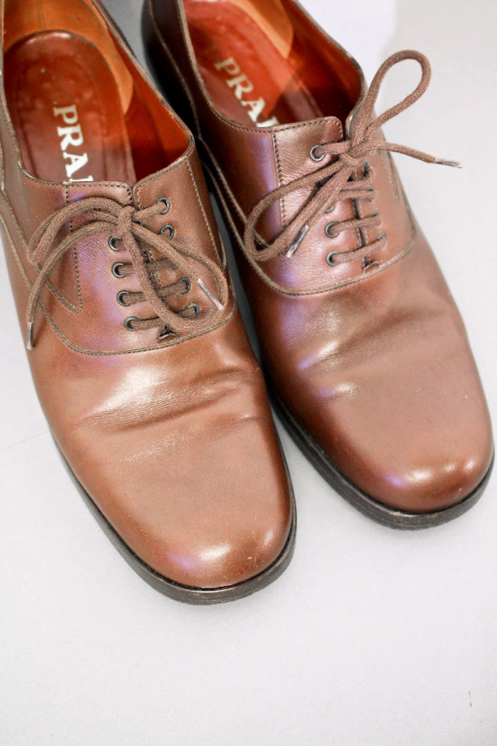 Vintage sixties Prada Oxford lace ups