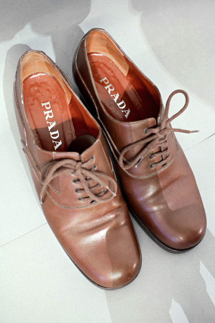 Vintage sixties Prada Oxford lace ups
