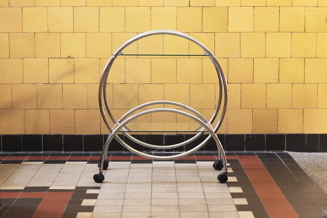 Vintage trolley rond