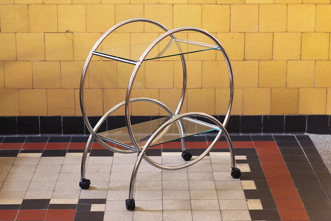 Vintage trolley rond