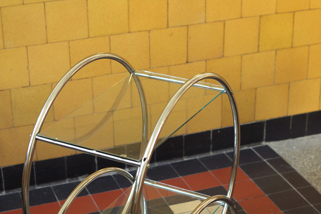 Vintage trolley rond