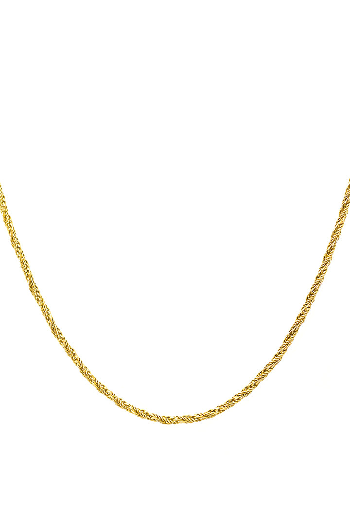 Vintage twisted chain ketting verguld Grosse x Dior 1973