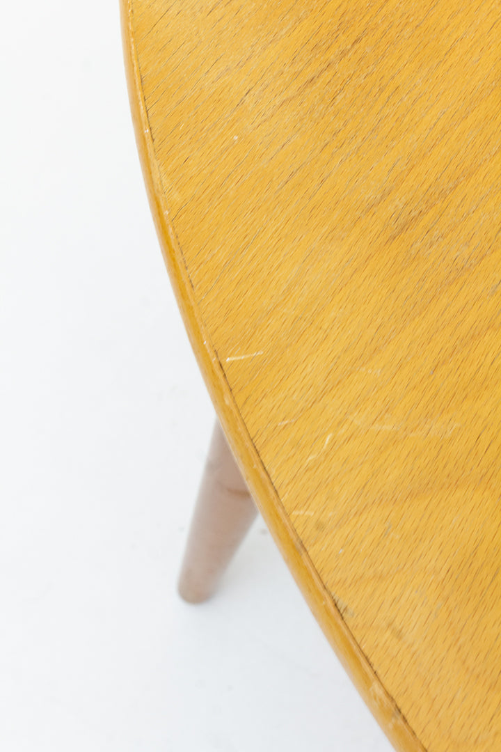 Vintage uitschuifbare eettafel van eikenhout
