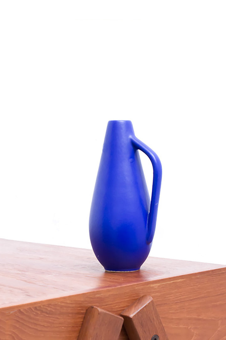 Vintage vaas West-Germany blauw