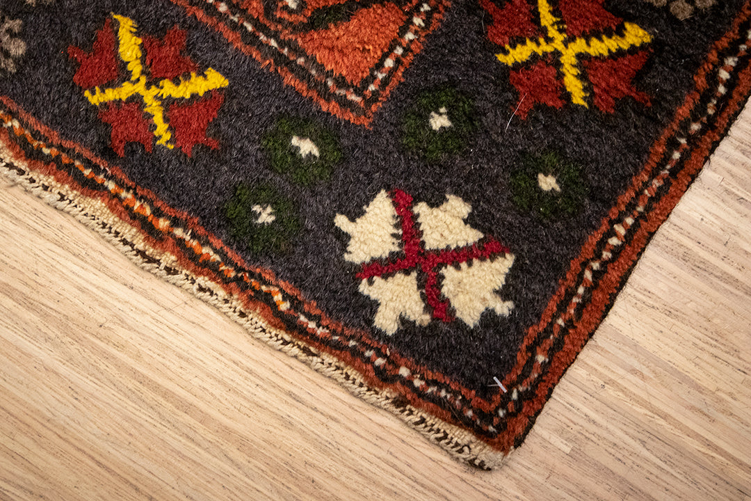 Vintage vloerkleed met diverse kleuren, patronen en alpaca’s 160x105 cm