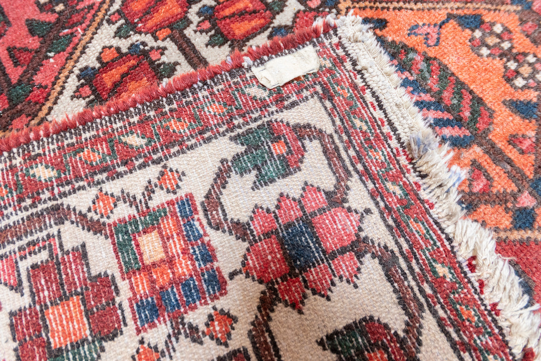Vintage vloerkleed met patroon van bloemen en bladeren 315x214 cm