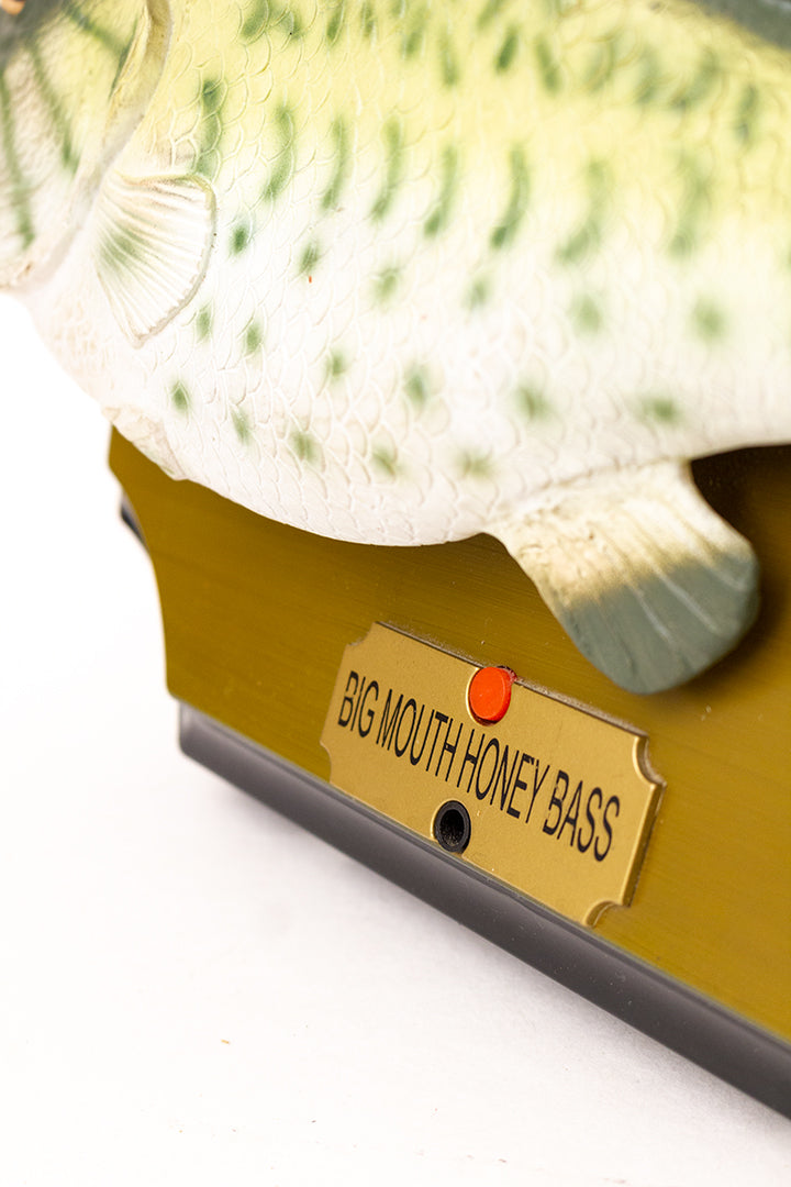 Vintage zingende vis ‘Big Mouth Honey Bass’
