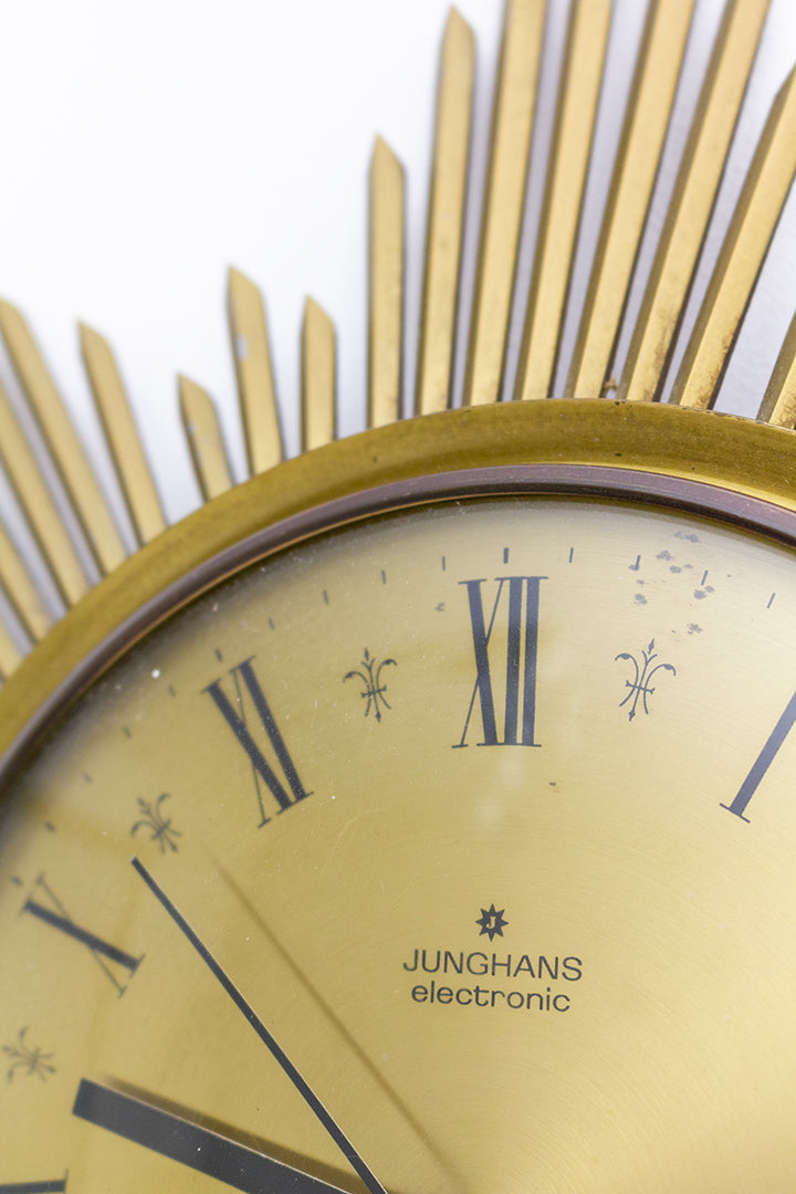 Vintage zonneklok Junghans Duitsland jaren 70
