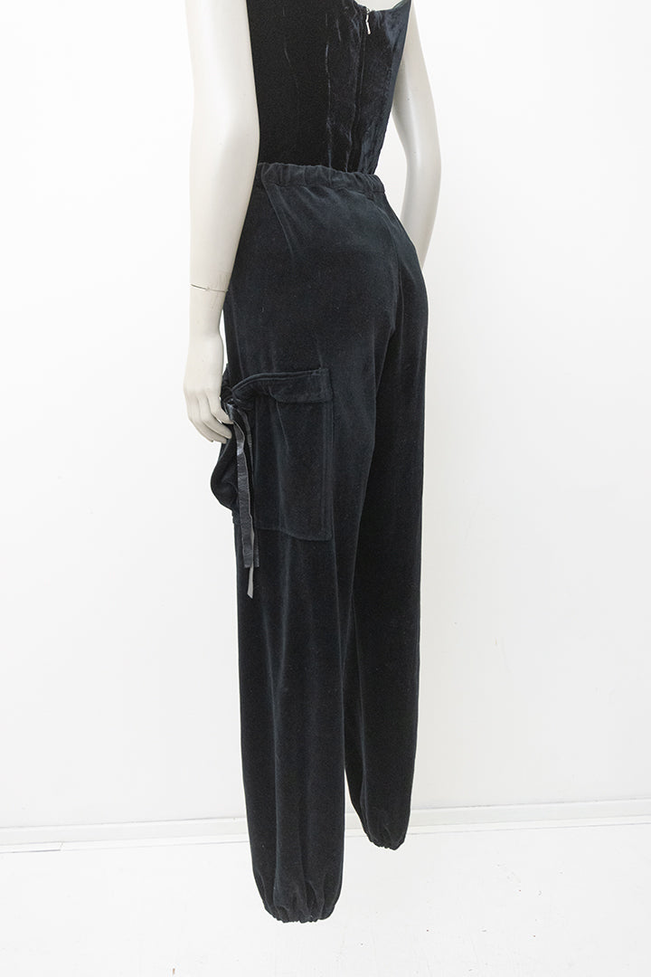 Vintage zwarte velours broek Y3 Yohji Yamamoto