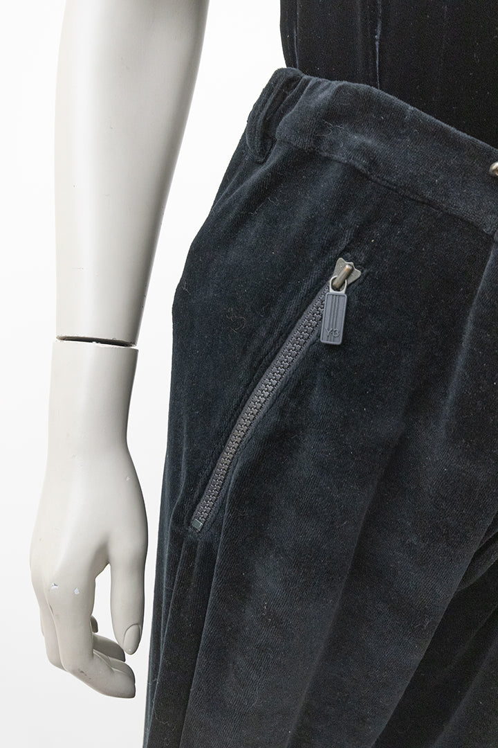 Vintage zwarte velours broek Y3 Yohji Yamamoto