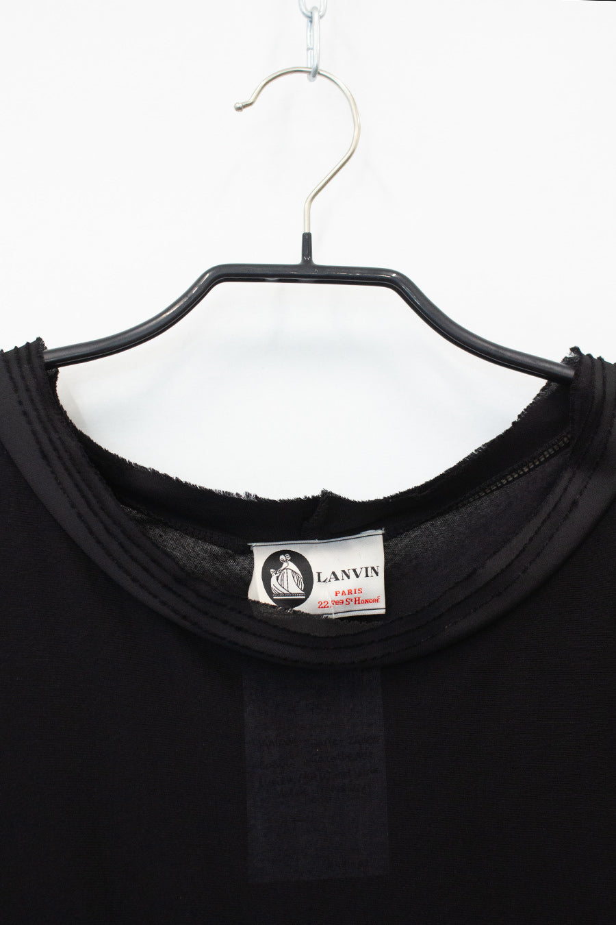 Vintage zijde Lanvin tuniek/ jurk met strik