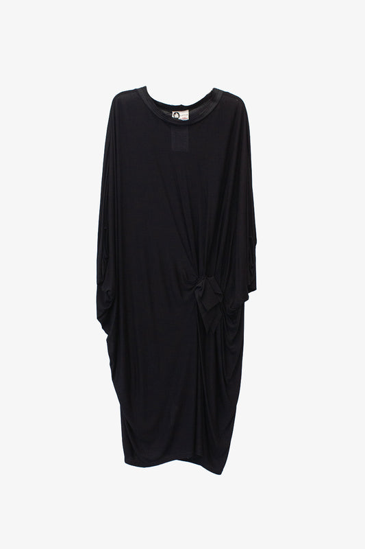 Vintage zijde Lanvin tuniek/ jurk met strik