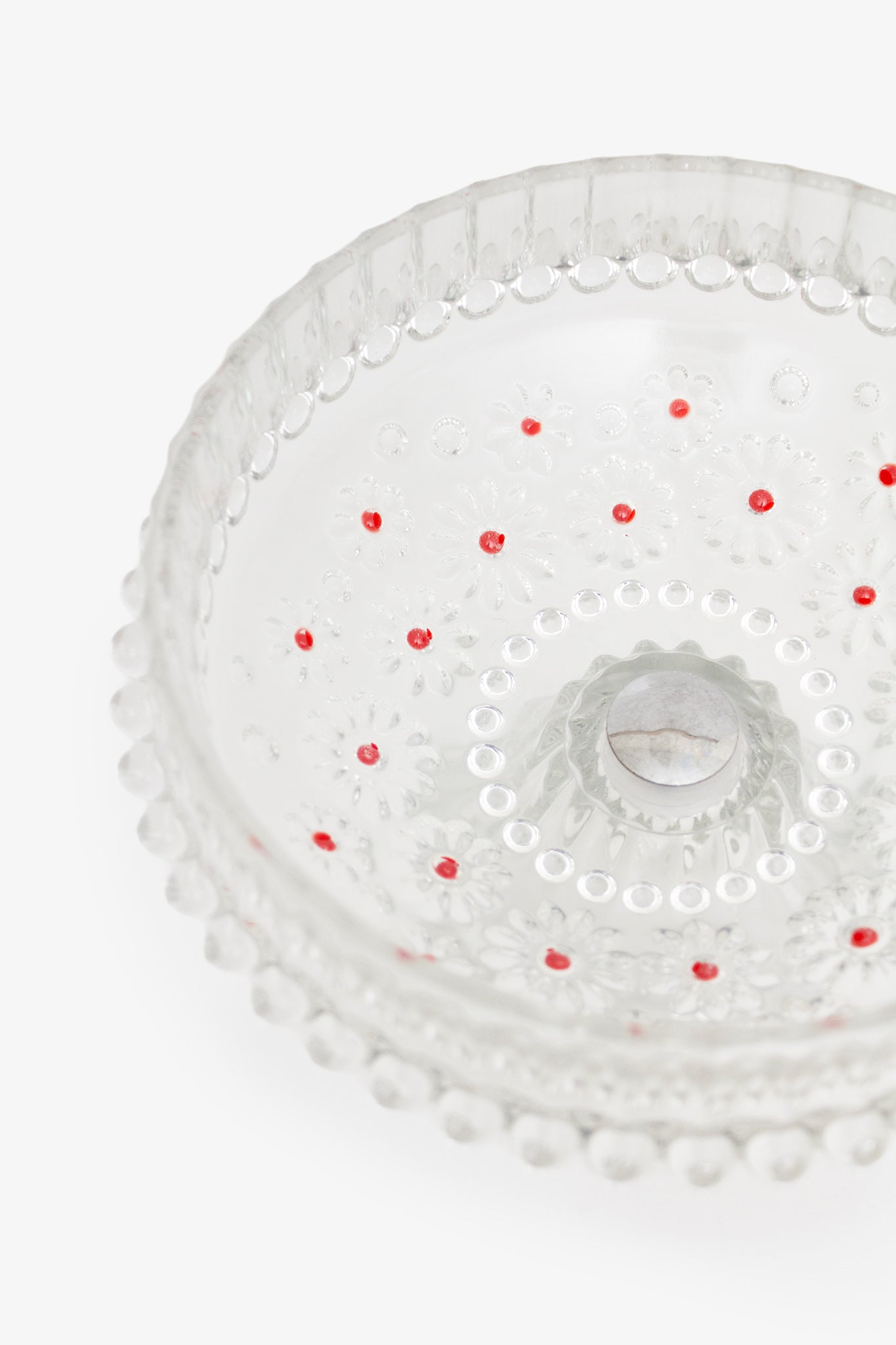 Vintage Walther Glas snoep schaal