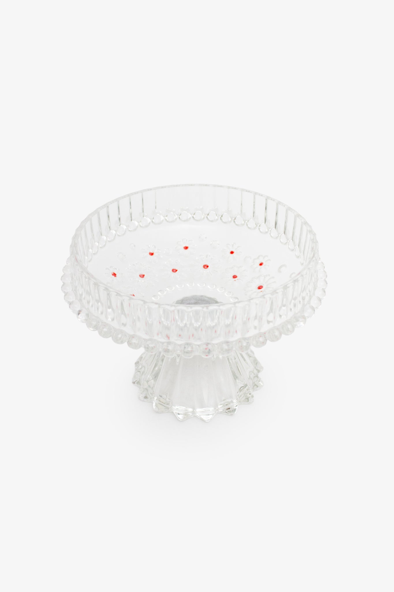 Vintage Walther Glas snoep schaal