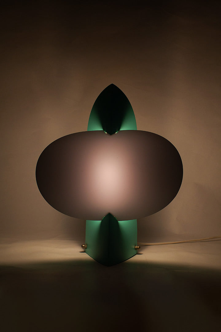 90s Samuel Parker S-totem lamp - mintgroen
